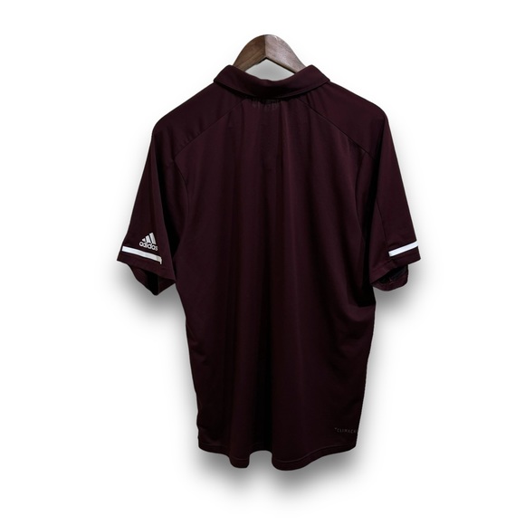 Adidas Climachill Texas A&M Aggies Lightweight Stretch Polo Shirt XL 23 x 29 - Picture 2 of 6